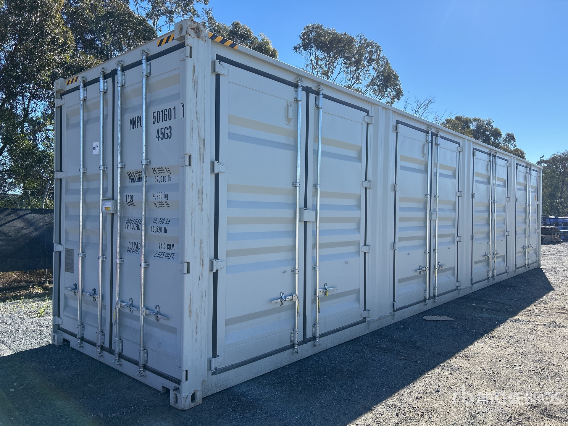 2026 40 ft High Cube Multi-Door Storage Container