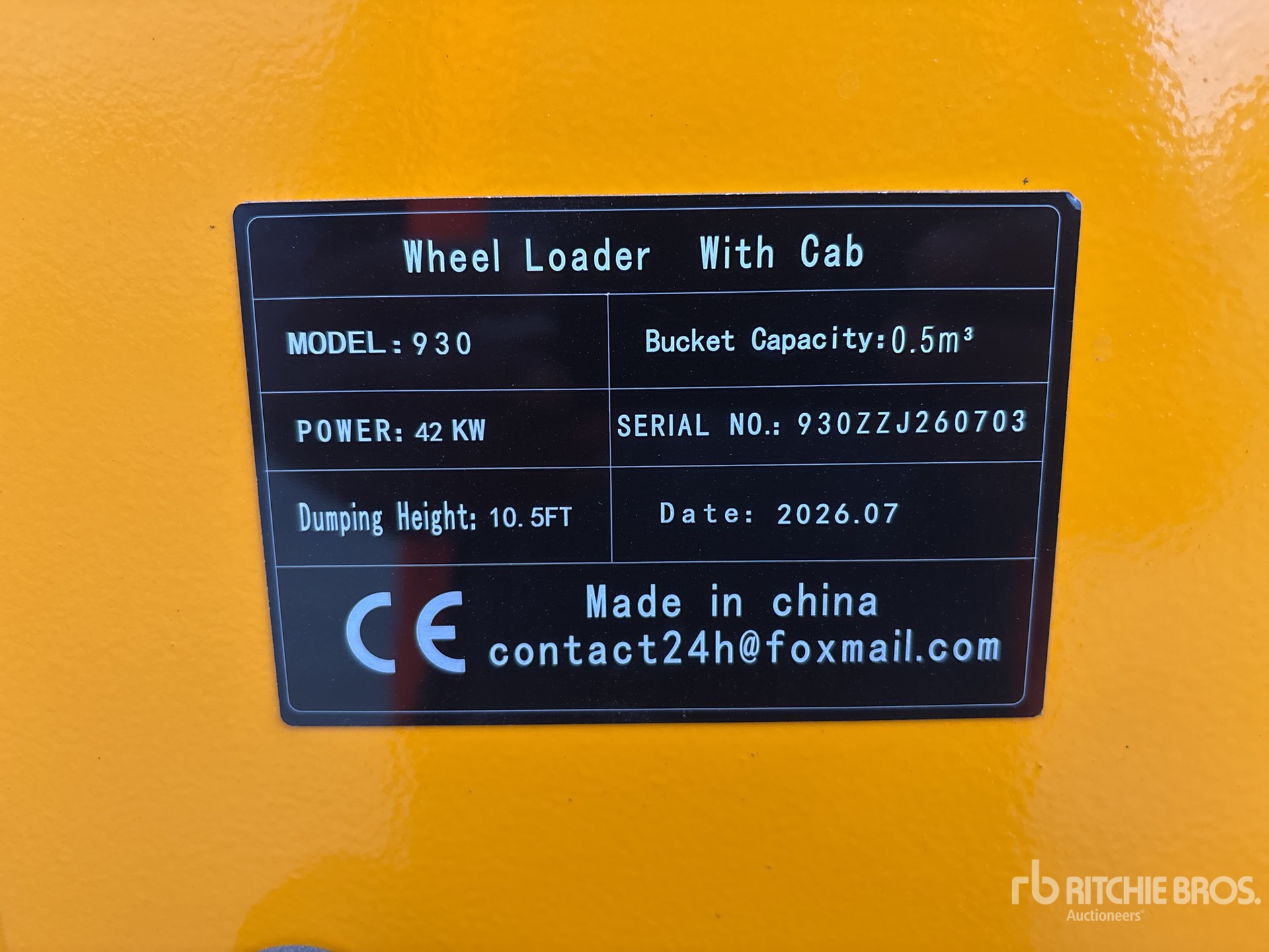 2026 SDLOOL SL930 Wheel Loader (Unused)