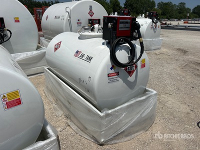 2026 AM Tank 555 gal Skid Mounted Steel Diesel Storage and Dispensing Zbiornik (Unused)