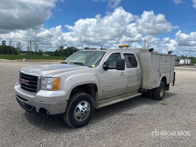 2008 GMC-REBUILT Sierra 3500 4x4 Crew Cab Utility Truck