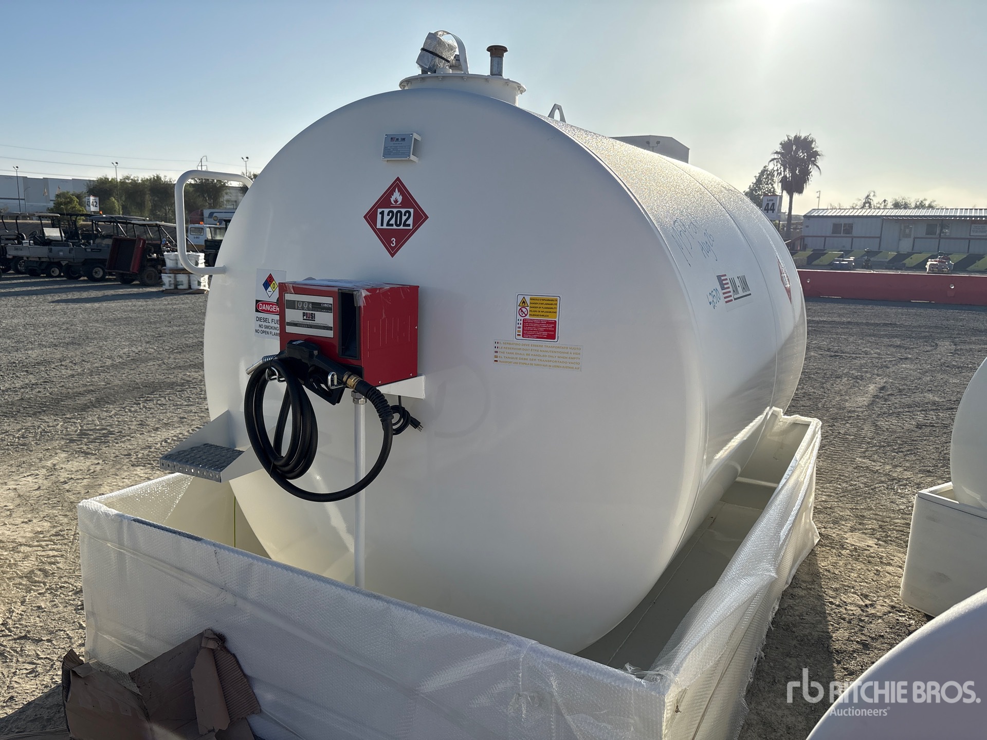 2026 AM Tank 2300 2376 gal Skid Mounted Steel Fuel Tank (Unused)