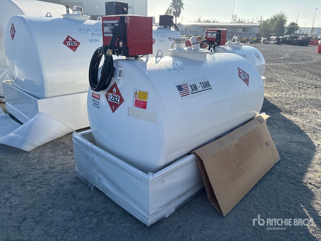 2026 AM Tank 500 490 gal Skid Mounted Steel Fuel Tank (Unused)