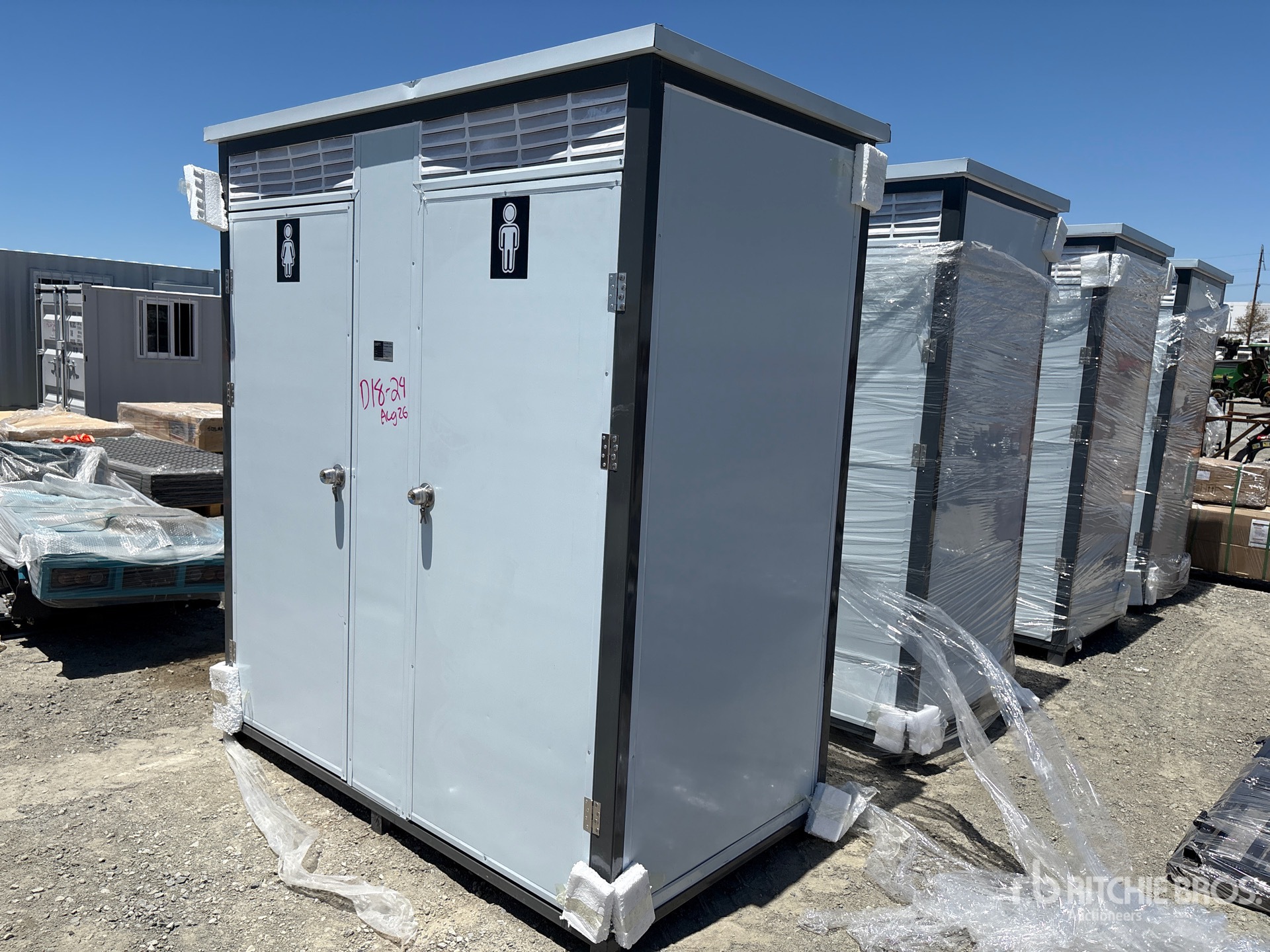 2026 SMPT PT-D-C 3 ft 7 in x 6 ft 10 in 2 Person Portable Toilet