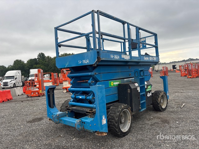 2016 Genie GS-5390RT 4x4 Diesel Scissor Lift