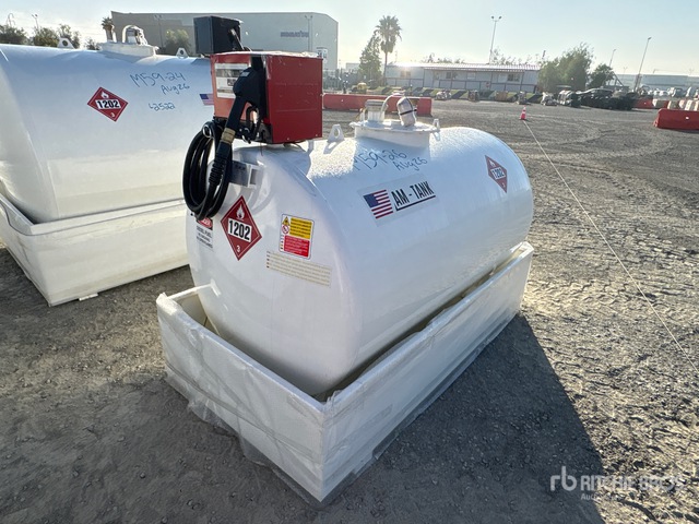 2026 AM Tank 500 490 gal Skid Mounted Steel Fuel Tank (Unused)