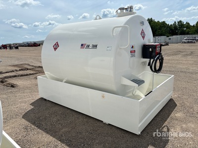 2026 AM Tank 2376 gal Skid Mounted Steel Diesel Storage and Dispensing Tank (Unused)