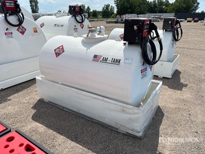 2026 AM Tank 555 gal Skid Mounted Steel Diesel Storage and Dispensing Tank (Unused)
