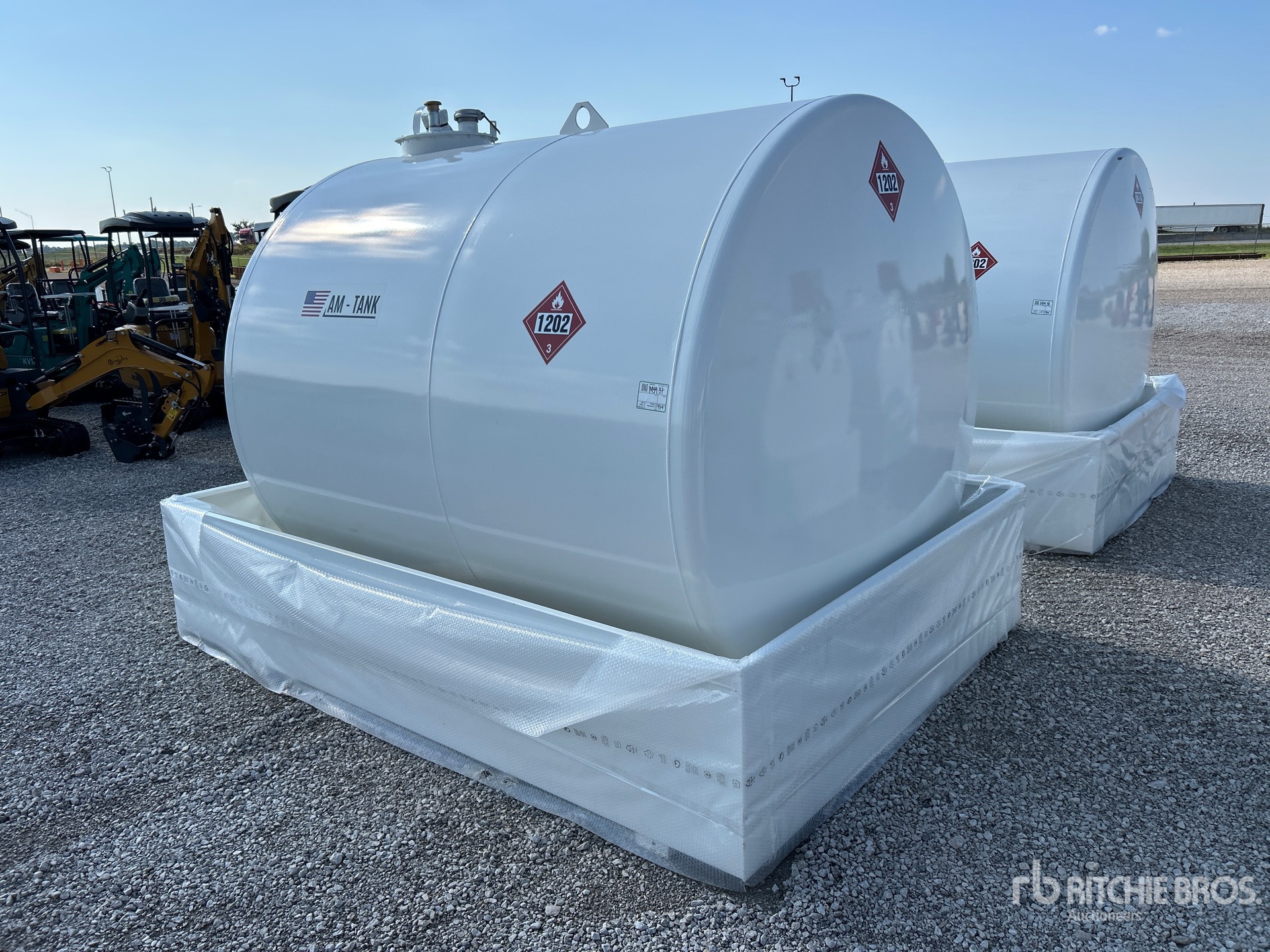 2026 AM Tank 2376 gal Skid Mounted Steel Diesel Tank (Unused)