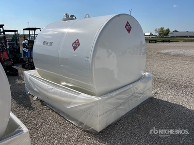 2026 AM Tank 2376 gal Skid Mounted Steel Diesel Storage and Dispensing Tank (Unused)