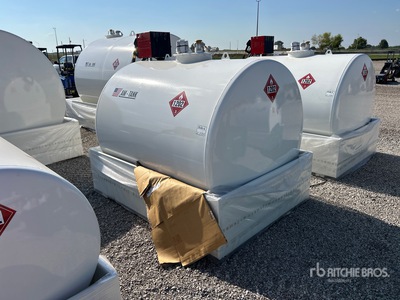 2026 AM Tank 1050 gal Skid Mounted Steel Diesel Storage and Dispensing Tank (Unused)