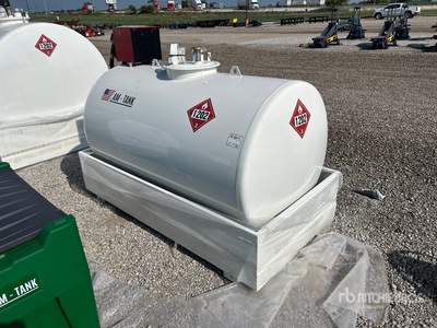 2026 AM Tank 490 gal Skid Mounted Steel Diesel Storage and Dispensing Tank (Unused)