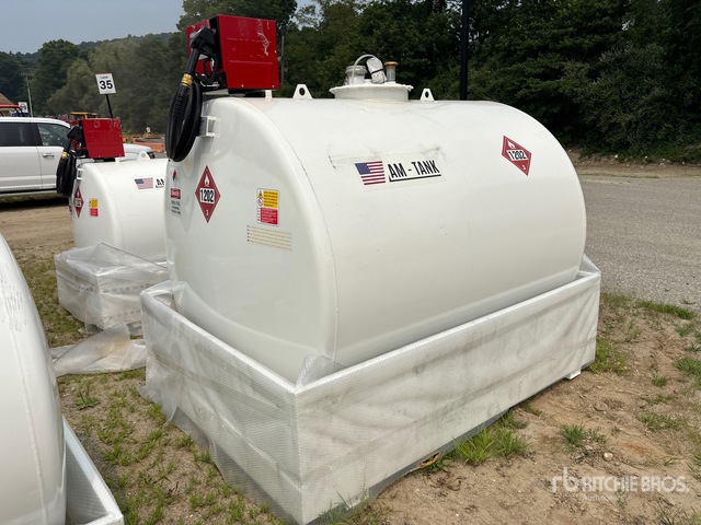 2026 AM Tank 1000 Diesel 1050 gal Skid Mounted Steel Tank (Unused)