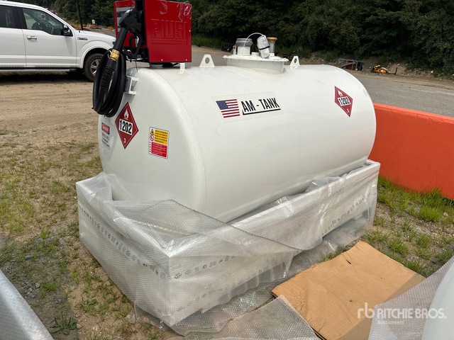 2026 AM Tank 500 Diesel 490 gal Skid Mounted Steel Tank (Unused)