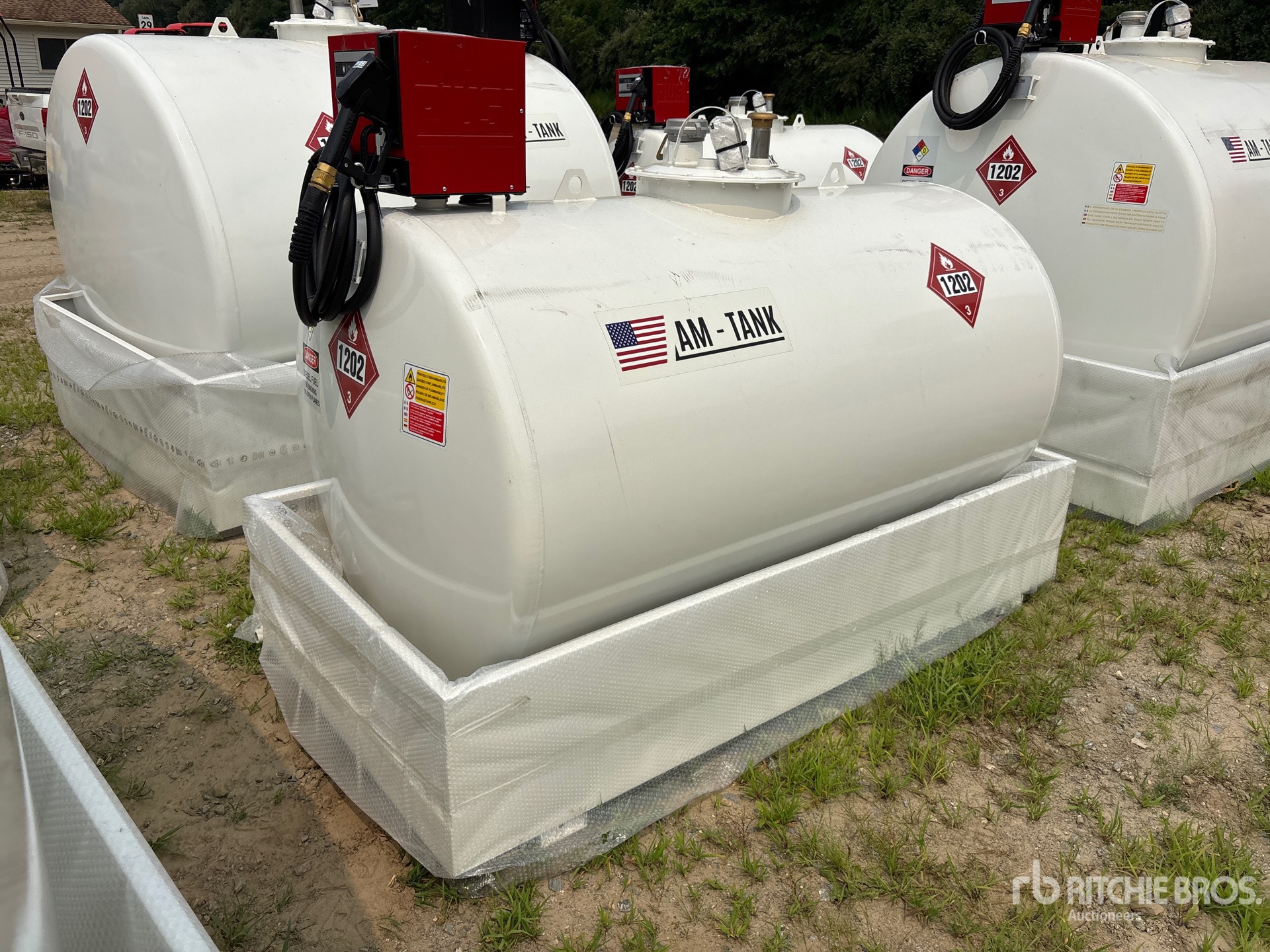 2026 AM Tank 500 Diesel 490 gal Skid Mounted Steel Tank (Unused)