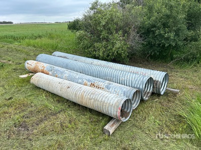 Quantity of (4) Steel Culverts Divers - Magasin, entrepôt, consommateur