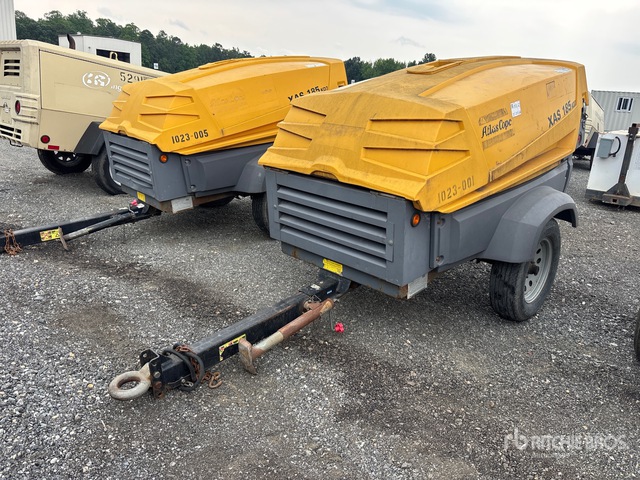 2015 Atlas Copco XAS185KD Mobile Air Compressor