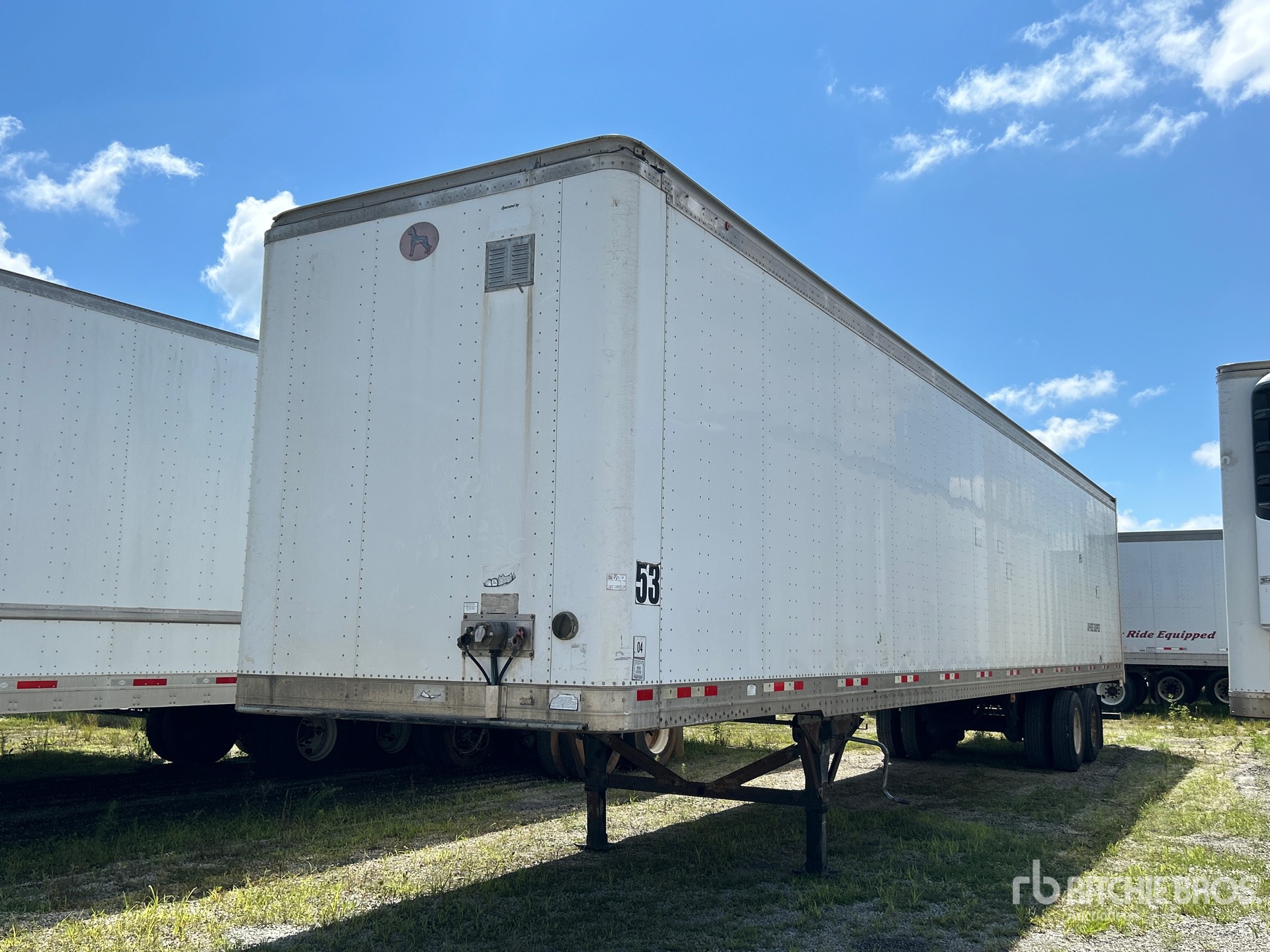 2013 Great Dane 53 ft x 102 in T/A Van Trailer