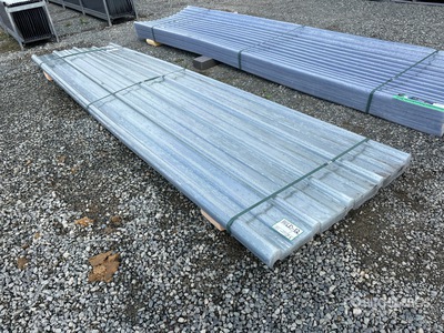 Quantity of (30) 3 ft x 12 ft Corrugated Polycarbonate Roof Panel معدات بناء متنوعة (Unused)