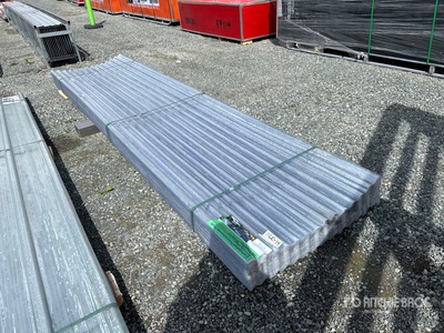 Quantity of (100) 3 ft x 12 ft Polycarbonate Roof Panel معدات بناء متنوعة (Unused)