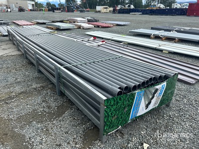 Quantity of (68) 2 ft 6 in x 20 ft Grey UPVC Rigid Non-Metallic Conduit معدات بناء متنوعة (Unused)