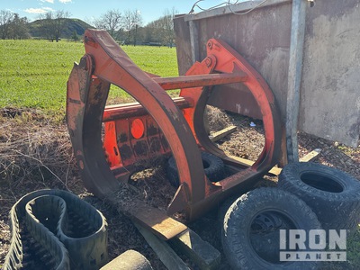 Ensign Fits Hitachi ZW220-5B Forestry Logging Forks معدات القطع الخشبية - Fits Wheel Loader