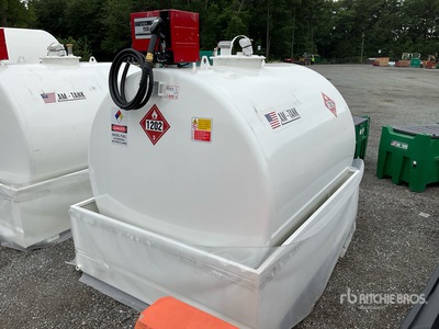 2026 AM Tank 1000 1000 gal Skid Mounted Steel Fuel Tank (Unused)