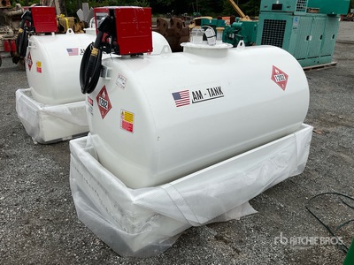 2026 AM Tank 500 555 gal Skid Mounted Steel Fuel Tank (Unused)