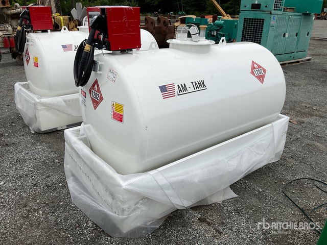 2026 AM Tank 500 490 gal Skid Mounted Steel Diesel Fuel Tank (Unused)