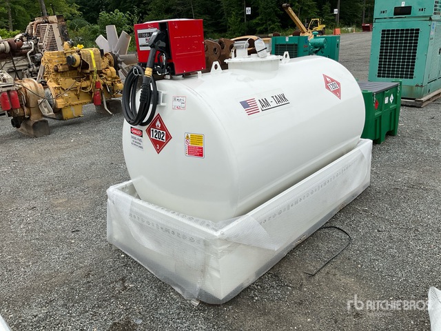 2026 AM Tank 500 490 gal Skid Mounted Steel Diesel Fuel Tank (Unused)