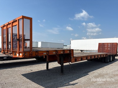 1994 Nelson 35 ton 36 ft Tri/A Drawbar Step Deck Trailer
