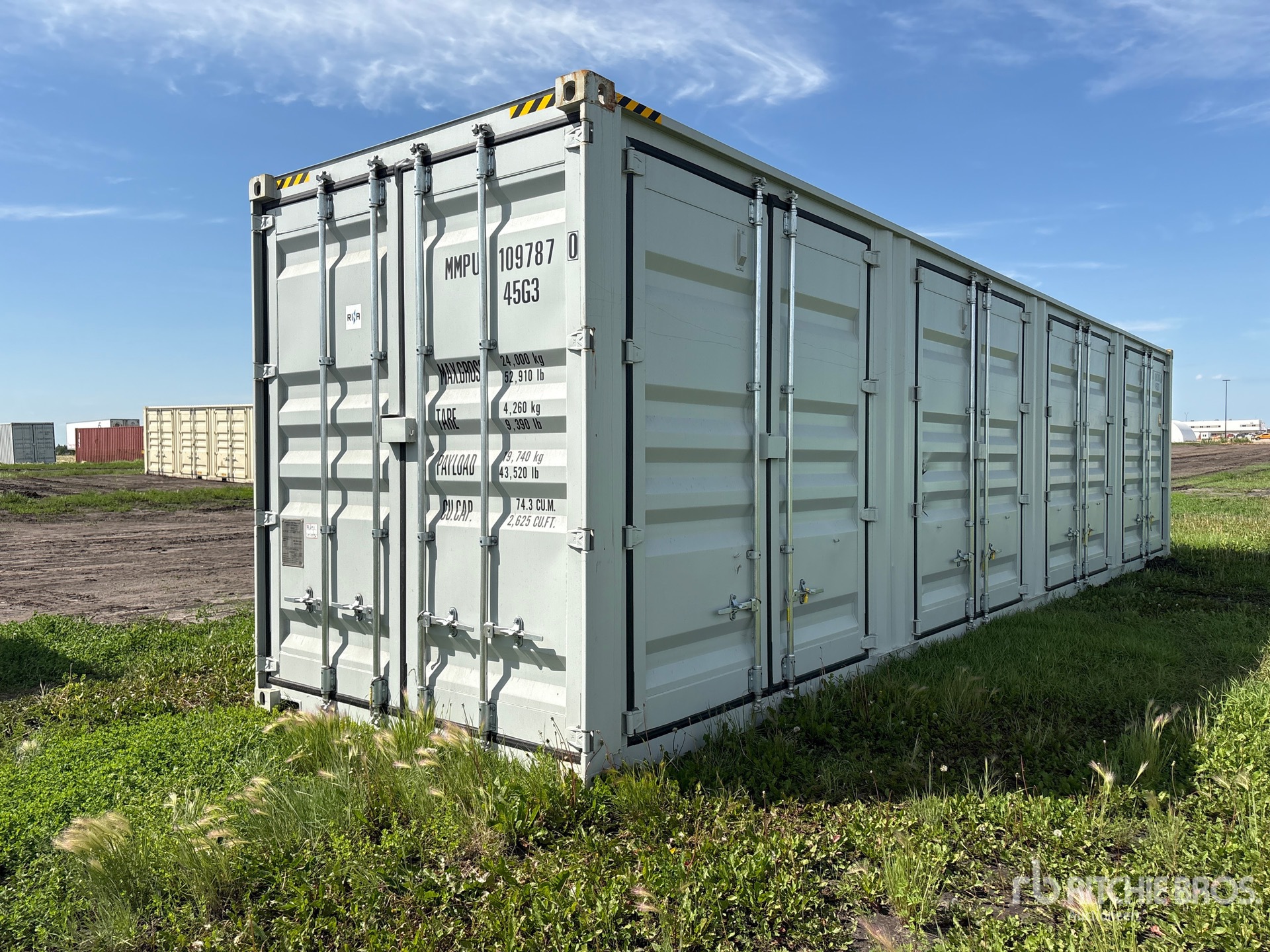 2025 40 ft High Cube Multi-Door Storage Container