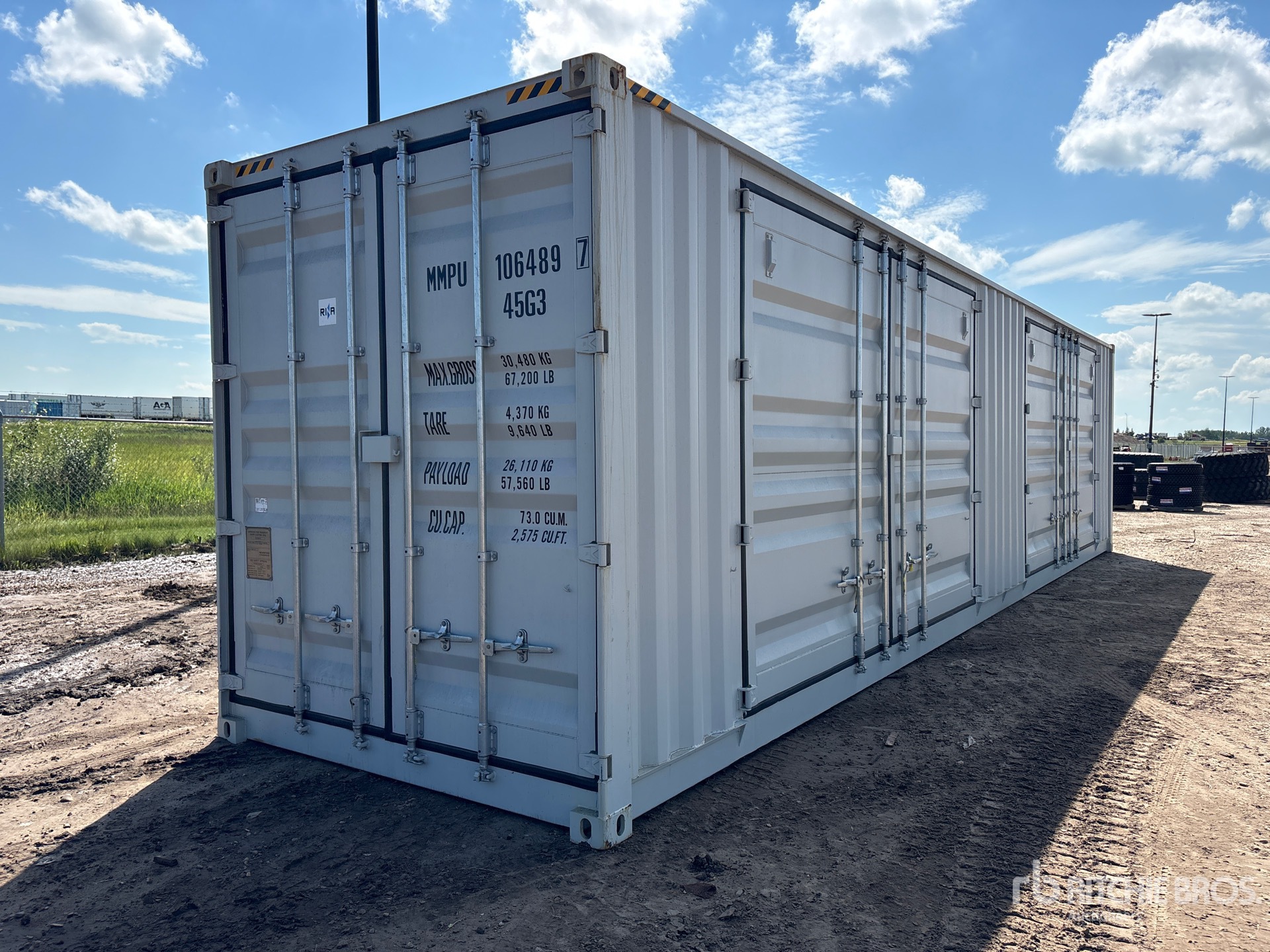 2025 40 ft High Cube Multi-Door Storage Container
