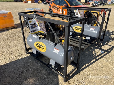 2026 EMC 26 cfm Skid-Mounted 60 gal Air Compressor (Unused)