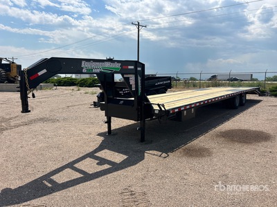 2026 Industrias America G35HR 35 ft T/A Gooseneck Remolque Portamaquinaria