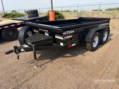 2026 Industrias America FT510 10 ft T/A Dump Utility Trailer
