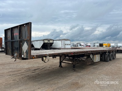 2009 Thruway 48 ft Tri/A Flatbed Trailer