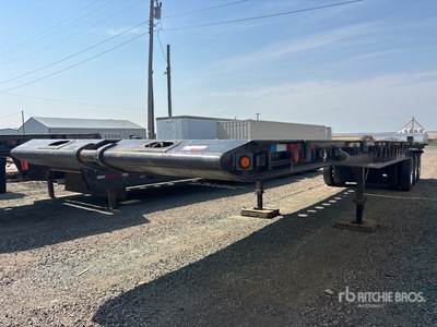 1998 Scona 46 ft Tri/A Flatbed Oilfield Trailer