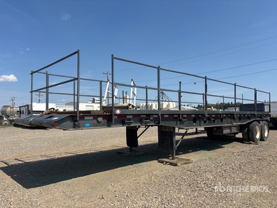 1982 Hayworth 42 ft T/A Flatbed Oilfield Trailer