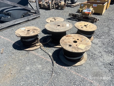 Quantity of (5) Spools of Cable