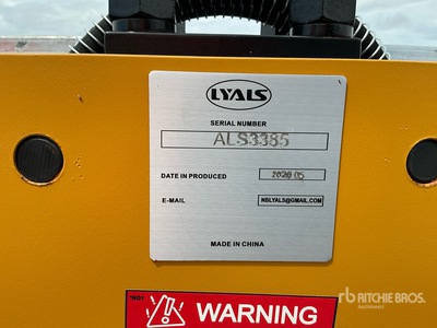 2026 LYALS ALS680 Skid Steer Post Driver (Unused)