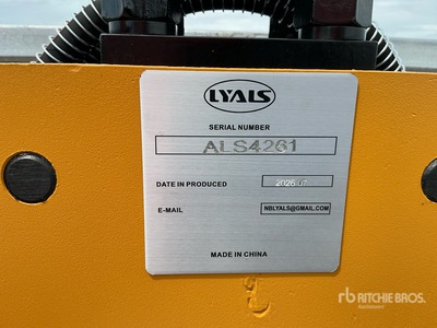 2026 LYALS ALS680 Skid Steer Post Driver (Unused)