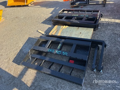 Quantity of (2) 2026 LYALS ALSF48 48 in Skid Steer Forks (Unused)
