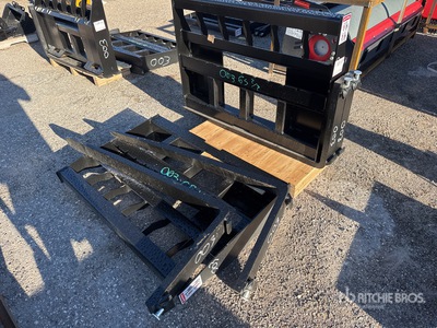 2026 LYALS ALSF48 48 in qty of 2 Skid Steer Forks (Unused)