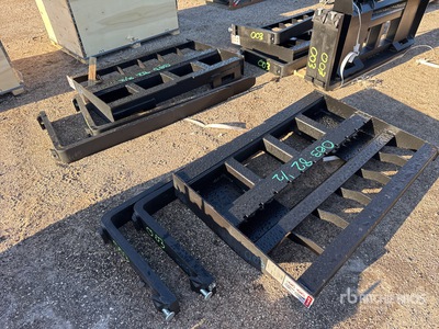 Quantity of (2) 2026 LYALS ALSF48 48 in Skid Steer Forks (Unused)
