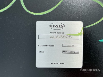 2026 LYALS ALSHSBP Skid Steer Boom (Unused)