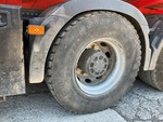 Underbody with Left Center Drive Tires