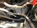 Engine with A/C Compressor