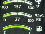 Drivers Area with Oil Pressure