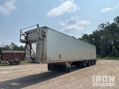 2015 Titan 53 ft Quad/A Open Top Moving Floor Remolque de Residuos