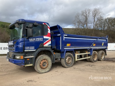 2016 Scania P410 8x4 Twin-Steer T/A Dump Truck